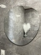 Dubiel Vitrum Lustro okrągłe Rock 60x60 nowe