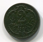 Austria 2 heller 1907