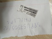 Taśma od płyty głównej do tcon 58pus7505 philips