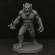Wilkołak w ludzkiej postaci  figurka kolekcjonerska RPG