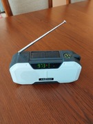 Radio awaryjne FM na korbkę solarne powerbank