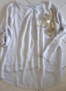 Koszula tunika bluzka włoski styl oversize unikat