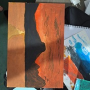 Obraz malowany akrylami