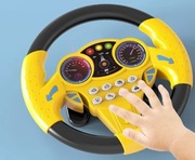 Kierownica zabawka INTERAKTYWNA DLA CHŁOPCA dźwięki symulator jazdy