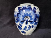 WAZON CERAMIKA DELFTS RĘCZNIE MALOWANY KWIATY C118