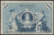 Niemcy 100 marek 1908 