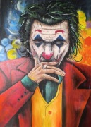 JOKER duży OBRAZ 100 X 70 Karolina Klemba