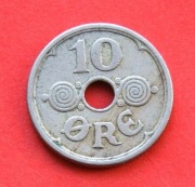 10  Ore  1924 HCN  r  -    Dania   Chrystian X
