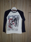 Bluzeczka bawełniana z motywem skateboardu C&A r. 122/128