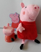 Maskotka pluszowa świnka Peppa Pig lampka nocna