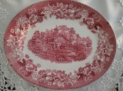 Półmisek, patera z angielskiej porcelany antyk