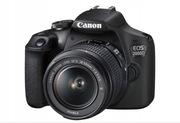 Lustrzanka cyfrowa Canon EOS 2000D + torebka, pasek