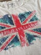 PEPE JEANS_ bialły t shirt print__BDB___42