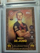 DE JONG TOPPS MATCH ATTAX 2025-2026 25 26 ALL ACTION HERO