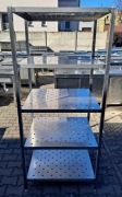 REGAŁ GASTRO - OCIEKOWY - 5 PÓŁEK - DORA METAL - 80/70/180 CM - M.1492.N