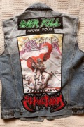 kurtka jeansowa Kreator Endless Pain naszywka thrash metal Metallica Sodom 