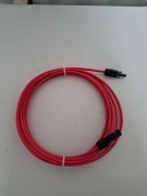 Przewód solarny do fotowoltaiki ze złączkami 1x  4 mm 6 metrów niemiecki