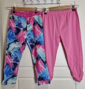 2x getry legginsy 164 cm dziewczynka