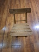 Drewniane Krzesełko Składane. TURYSTYCZNE, NA RYBY, DO OGRODU