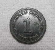 Niemcy Wilhelm I Hohenzollern 1 fenig pfennig 1875 A Berlin Prusy KM# 1