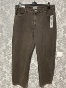 Brązowe dżinsy Balloon 4XL Moon Girl