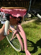 Rower damski z koszyczkiem