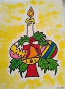 OBRAZ, BOŻE NARODZENIE , PODOBRAZIE BAWEŁNIANE,PŁÓTNO MALARSKIE