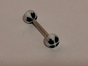 Kolczyk do Języka Tytan 1.6/16/6mm Glovestar w SERCA Piercing+PUDEŁKO 