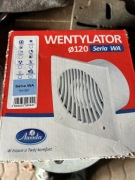 Wentylator łazienkowy AWENTA Seria WA Ø120 WA120T z TIMEREM