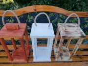 Lampiony latarnie kompozycje kwiatowe 