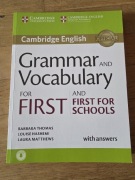Grammar and Vocabulary for First 