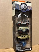 MATCHBOX - JURASSIC WORLD - TRANSPORT TRACKERS II - 5 PACK - ZOBACZ INNE