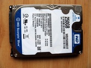 WD Scorpio WD2500BEVT-00A23T0 SATA 2.5" 250gb usz