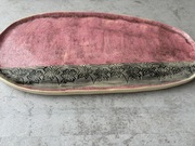 Różowa patera ceramiczna rękodzieło