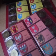 monety  województwa 2 zl komplet w klaserze  GN-y  komplet 