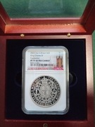 Koronacyjna Grading NGC 2oz srebro