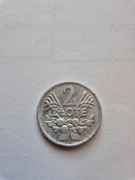 2 Złote 1974. Z połyskiem menniczym.