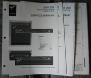 Fender BXR 200 Service Manual - instrukcja serwisowa