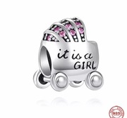 Bransoletka z zawieszka plus długopis diament 