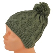 Czapka zimowa AKAZ model 290 - zielona
