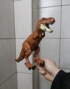 Dinozaur zabawka dla dzieci chodzi do przodu świeci plastikowy Dino clas