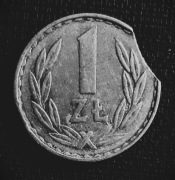 1 ZŁOTY--1977----PRL---KILKA BŁĘDÓW--DESTRUKT--