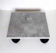 Podstawka pod doniczkę donice na kółkach 30cmx30cm Szara