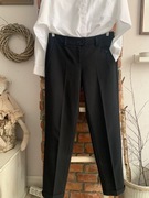 Paryskie cygaretki Cambio czarne kant mankiety rozcięcia eleganckie