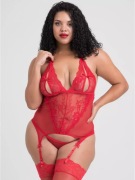 Lovehoney merry widow plus size koronkowa bielizna