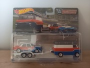Hot Wheels Premium Team Transport '70 Rover P6 Group 2 & HW Rally Hauler