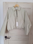 ZARA nowa bomberka skórzana L