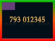 793 012345 ZŁOTY NUMER STARTER PLAY ŁATWY NA KARTĘ PREPAID GSM