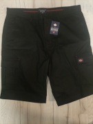Lee Cooper Workwear Szorty Robocze Cargo Czarne W42  XXXL