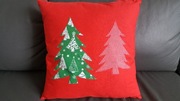 poduszka świąteczna 45cm x 45 cm handmade